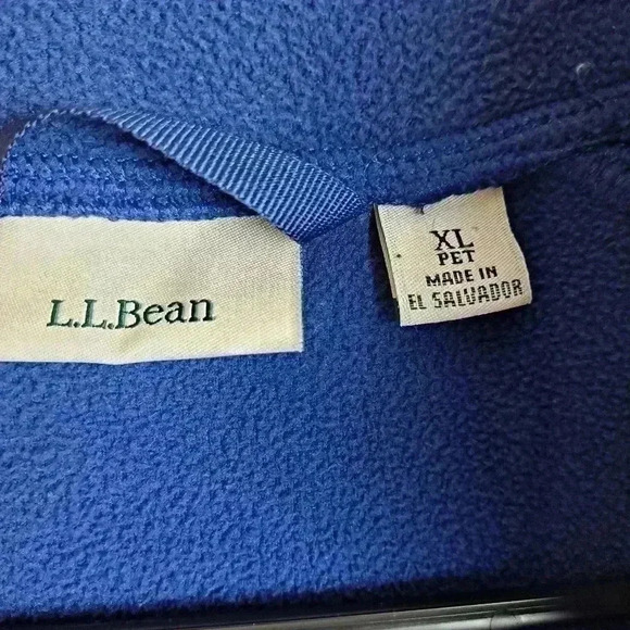 LL Bean Fleece Pullover Size XL pet - Picture 7 of 10